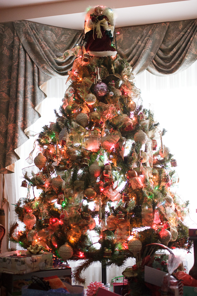 A very clausterphobic Christmas Tree